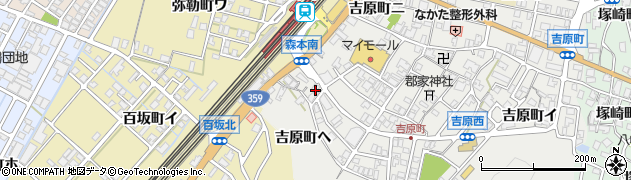 石川県金沢市吉原町ヘ205周辺の地図