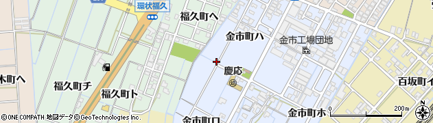 石川県金沢市金市町周辺の地図