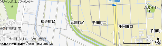 石川県金沢市大浦町イ周辺の地図