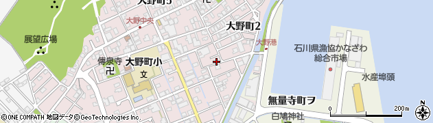 石川県金沢市大野町４丁目カ82周辺の地図