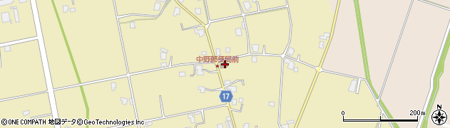 中野郵便局周辺の地図
