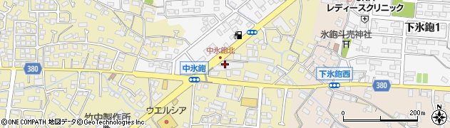 長野県長野市稲里町中氷鉋1096周辺の地図