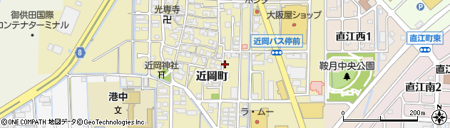 石川県金沢市近岡町周辺の地図