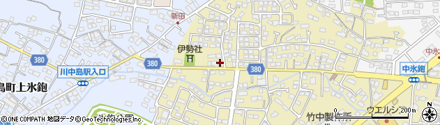長野県長野市稲里町中氷鉋829周辺の地図