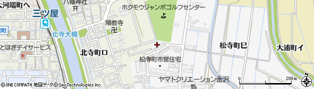 石川県金沢市松寺町卯80周辺の地図
