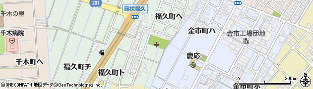 福久南ほたる公園周辺の地図