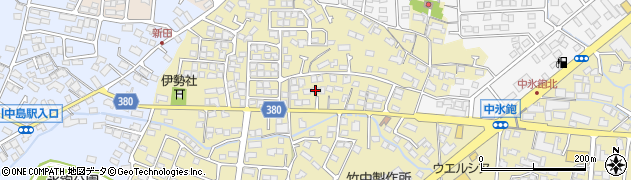 長野県長野市稲里町中氷鉋932周辺の地図