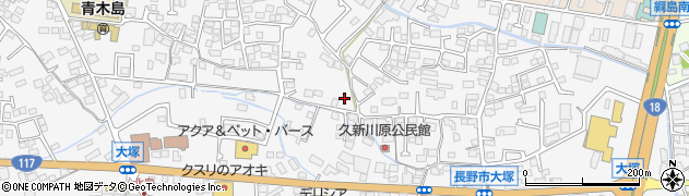 長野県長野市青木島町大塚1207周辺の地図