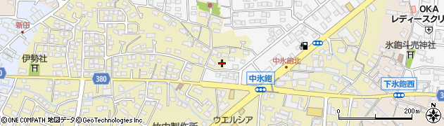 長野県長野市稲里町中氷鉋1185周辺の地図