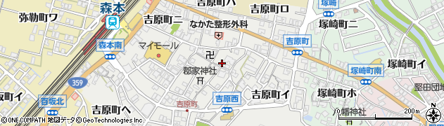 石川県金沢市吉原町（チ）周辺の地図