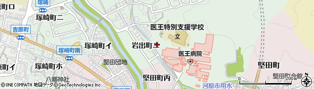 石川県金沢市岩出町（ニ）周辺の地図
