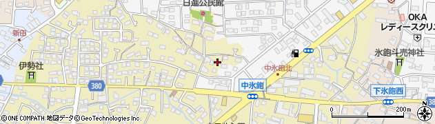 長野県長野市稲里町中氷鉋1184周辺の地図