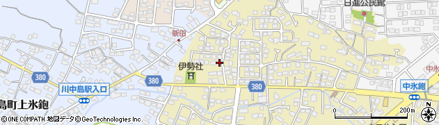 長野県長野市稲里町中氷鉋840周辺の地図