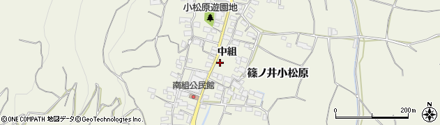 長野県長野市篠ノ井小松原周辺の地図