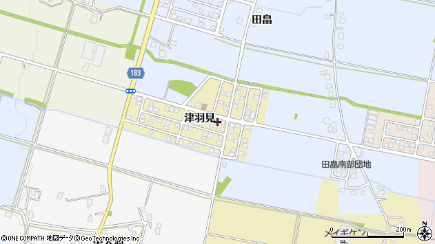 〒930-1332 富山県富山市津羽見の地図