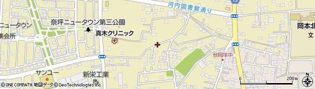 栃木県宇都宮市中岡本町周辺の地図