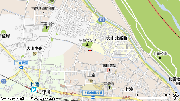 〒930-1312 富山県富山市上滝の地図