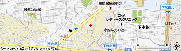 長野県長野市稲里町中氷鉋1458周辺の地図