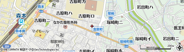 石川県金沢市吉原町（ロ）周辺の地図