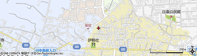 長野県長野市稲里町中氷鉋852周辺の地図
