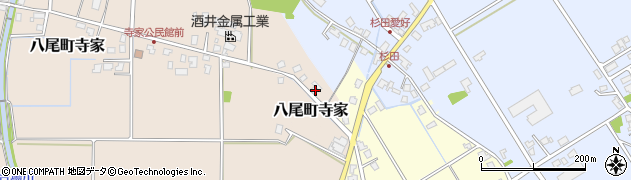 富山県富山市八尾町寺家925周辺の地図