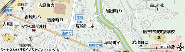 石川県金沢市塚崎町周辺の地図