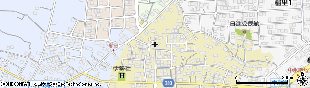 長野県長野市稲里町中氷鉋858周辺の地図