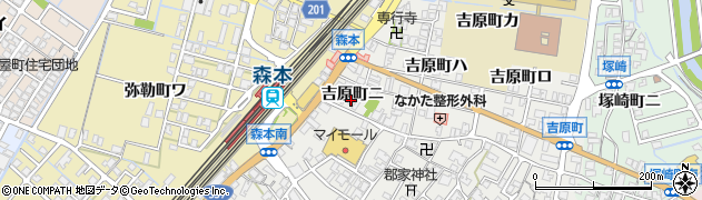 石川県金沢市吉原町（ニ）周辺の地図