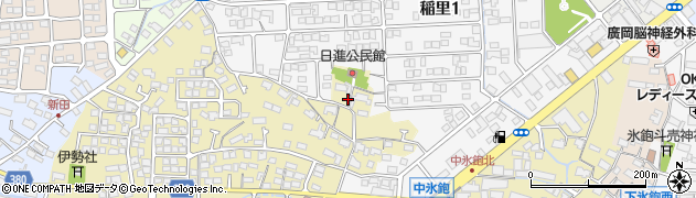 長野県長野市稲里町中氷鉋1286周辺の地図