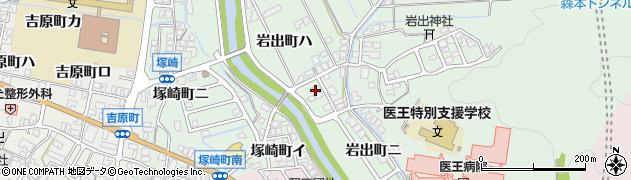石川県金沢市岩出町ハ35周辺の地図