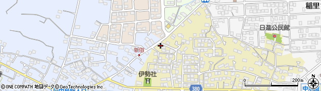 長野県長野市稲里町中氷鉋853周辺の地図