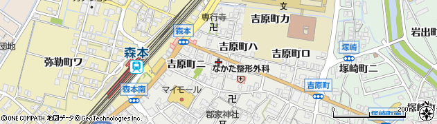 石川県金沢市吉原町（ハ）周辺の地図