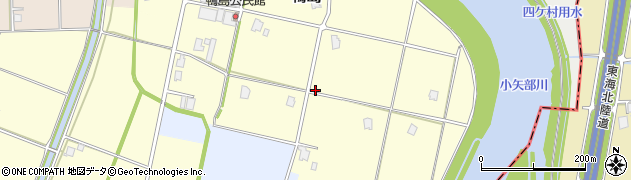 富山県小矢部市鴨島131周辺の地図