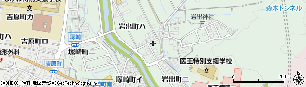 石川県金沢市岩出町ハ27周辺の地図