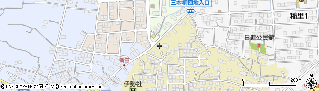 長野県長野市稲里町中氷鉋861周辺の地図