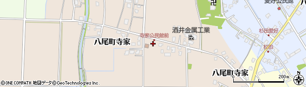 富山県富山市八尾町寺家85周辺の地図