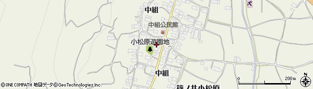 長野県長野市篠ノ井小松原61周辺の地図