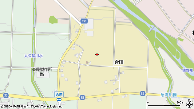 〒939-2201 富山県富山市合田の地図