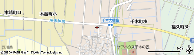 石川県金沢市千木町イ50周辺の地図