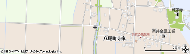 富山県富山市八尾町寺家128周辺の地図