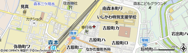 石川県金沢市吉原町（カ）周辺の地図