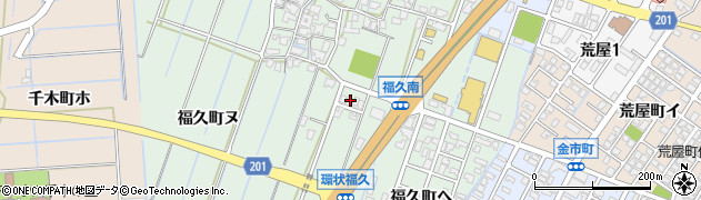 石川県金沢市福久町リ73周辺の地図