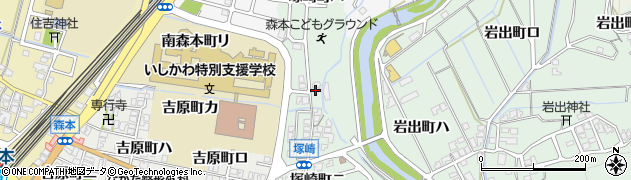 石川県金沢市塚崎町ハ141周辺の地図