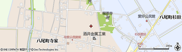 富山県富山市八尾町寺家周辺の地図
