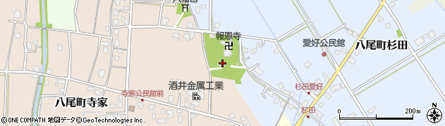 富山県富山市八尾町寺家406周辺の地図