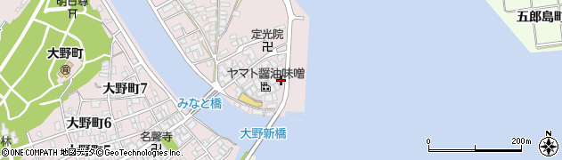 石川県金沢市大野町（４丁目イ）周辺の地図