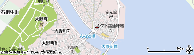 石川県金沢市大野町４丁目ハ2周辺の地図