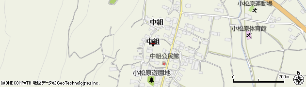 長野県長野市篠ノ井小松原（中組）周辺の地図