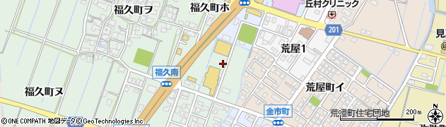 石川県金沢市福久町（ホ）周辺の地図