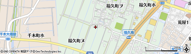 石川県金沢市福久町リ2周辺の地図